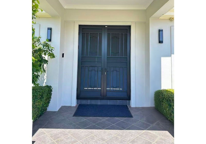 Security Hinged Screen Door